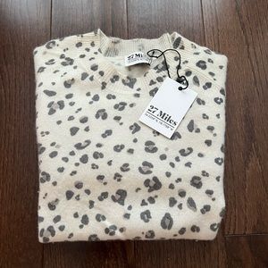 🌟NWT 27 Miles Malibu 100% cashmere sweater in Cloud